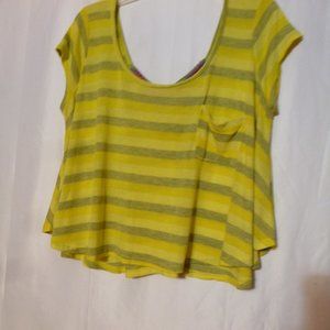 Pretty Rebellious Light Stripe sexy top/shirt